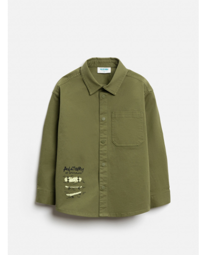 Сорочка верхняя детская для мальчиков Pardus хаки