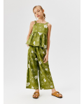 Брюки детские для девочек Petra_pn хаки принт