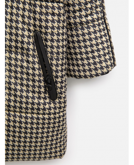 Пальто детское для девочек Rachael бежевая клетка