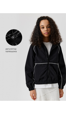 Куртка детская для девочек Rein черный