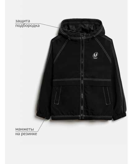 Куртка детская для девочек Rein черный