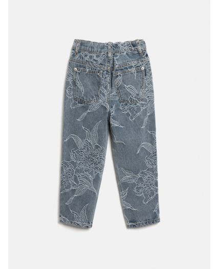 Брюки джинсовые детские для девочек Reinira синий