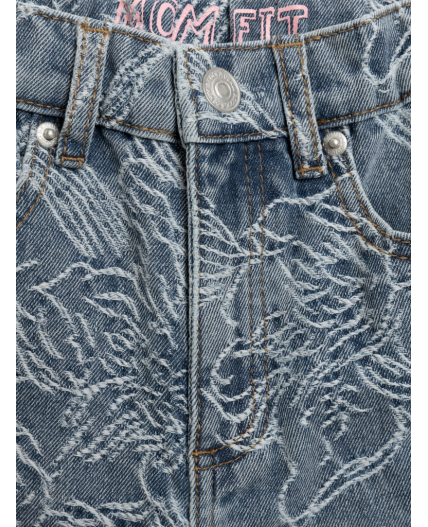 Брюки джинсовые детские для девочек Reinira синий