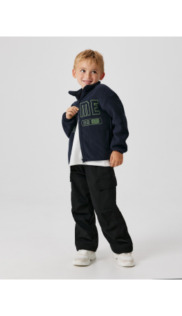 Брюки на подкладке детские для мальчиков Ritmo черный