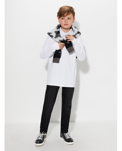 Сорочка-поло верхняя для мальчиков Rojer белый