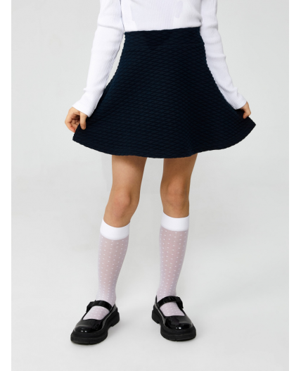 Юбка детская для девочек Rustem_D темно-синий