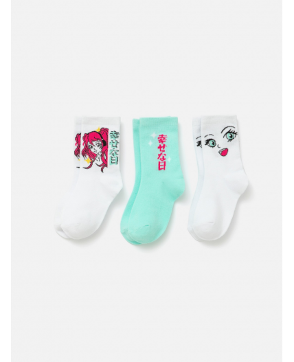 Носки детские в наборе из 3 пар Sedi цвет в ассортименте