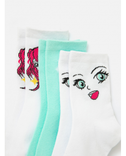 Носки детские в наборе из 3 пар Sedi цвет в ассортименте