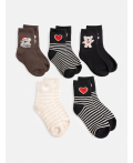 Носки детские в наборе из 5 пар Sensa цвет в ассортименте