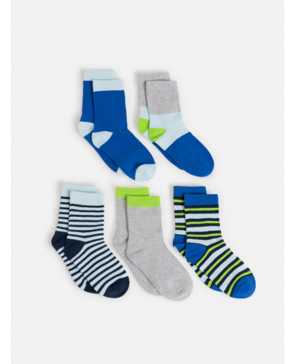 Носки детские в наборе из 5 пар Shugi23 цвет в ассортименте