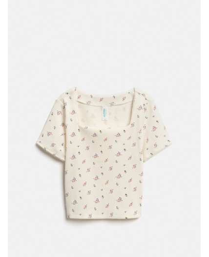 Футболка детская для девочек Skripka белый