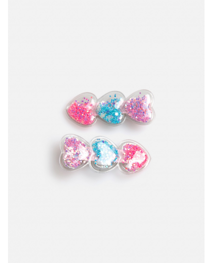 Набор из 2 заколок для волос дет. Tilly цветной