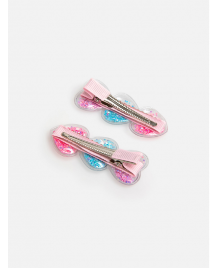 Набор из 2 заколок для волос дет. Tilly цветной