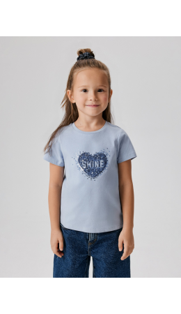 Футболка детская для девочек Troia лавандовый