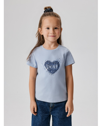 Футболка детская для девочек Troia лавандовый