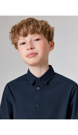 Сорочка верхняя детская для мальчиков Tump темно-синий