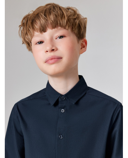 Сорочка верхняя детская для мальчиков Tump темно-синий
