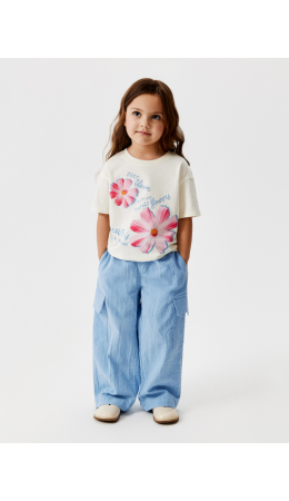 Брюки детские для девочек Unut_pn голубой