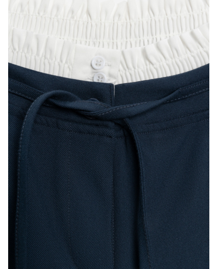 Брюки детские для девочек Vilma темно-синий