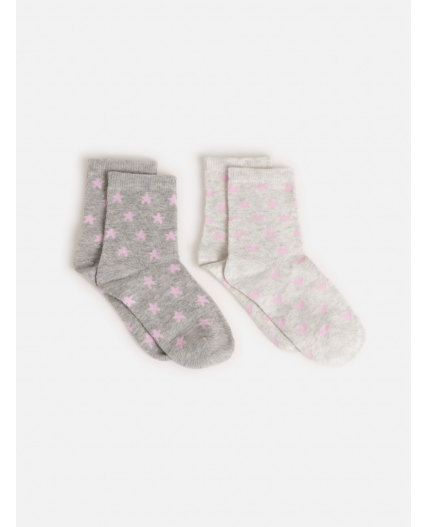 Носки детские в наборе из 2 пар Vtorri цвет в ассортименте