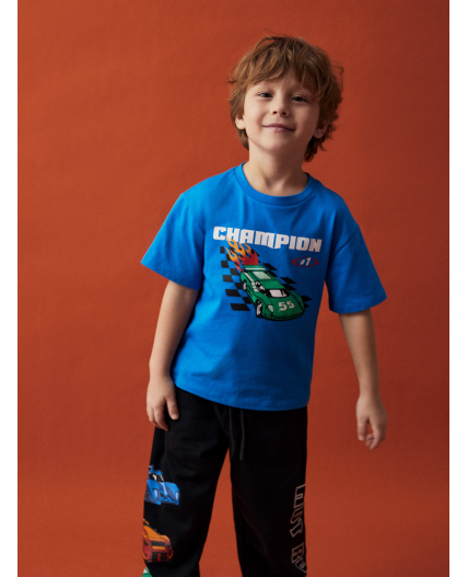 Футболка детская для мальчиков Yenisei васильковый