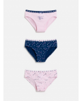 Трусы детские для девочек в наборе из 3шт Zakapa цвет в ассортименте