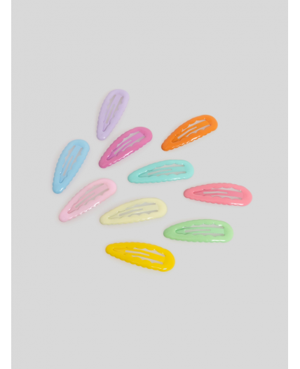 Набор из 10 заколок для волос дет. Baem цветной