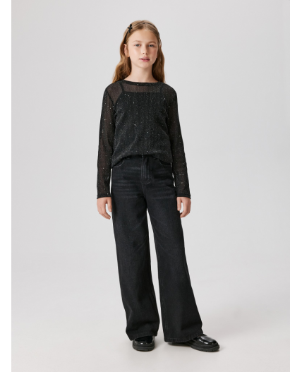 Джемпер детский для девочек Bastia черный