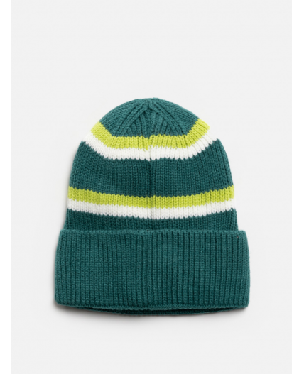 Шапка детская Biag зеленая полоска