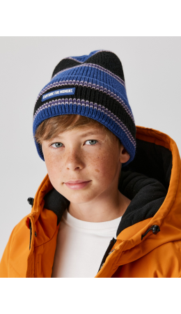 Шапка детская Biag синяя полоска