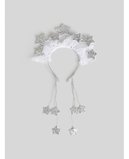 Ободок детский Celeste серебристый