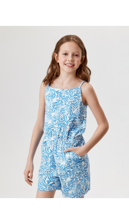 Полукомбинезон для девочек Davila синий