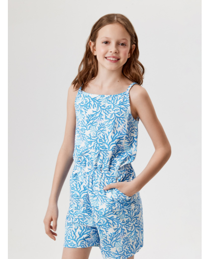 Полукомбинезон для девочек Davila синий