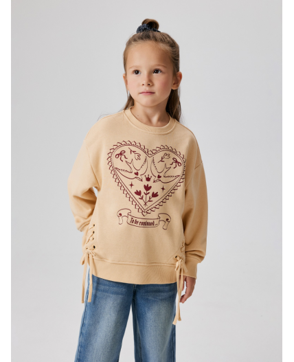 Джемпер детский для девочек Devora бежевый