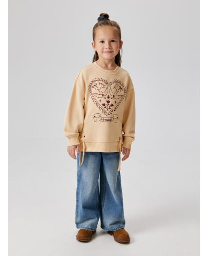 Джемпер детский для девочек Devora бежевый