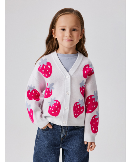 Кардиган детский для девочек Dolly разноцветный