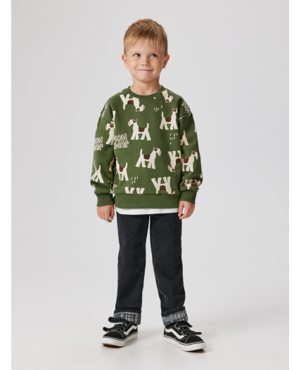 Брюки джинсовые (утепленные) детские для мальчиков Don серый