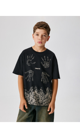 Футболка детская для мальчиков Fafnir черный