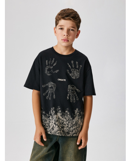 Футболка детская для мальчиков Fafnir черный