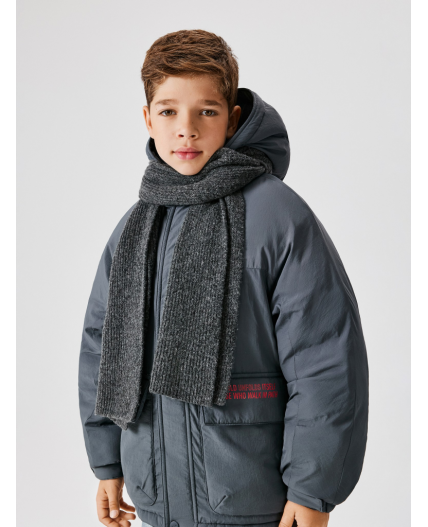 Шарф детский Fionn темно-серый