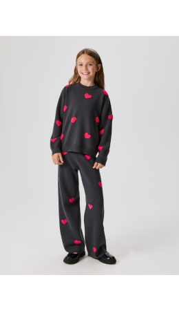 Брюки детские для девочек Floy pt темно-серый