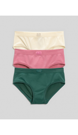 Трусы детские для девочек в наборе из 3шт Gabriel цвет в ассортименте