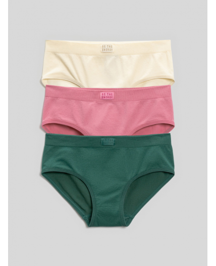 Трусы детские для девочек в наборе из 3шт Gabriel цвет в ассортименте