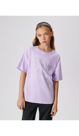 Футболка детская для девочек Gulu лавандовый