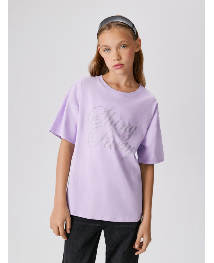 Футболка детская для девочек Gulu лавандовый