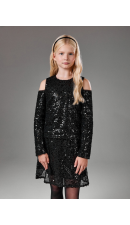 Джемпер детский для девочек Hamza_ls черный