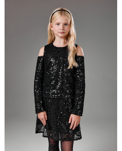 Джемпер детский для девочек Hamza_ls черный