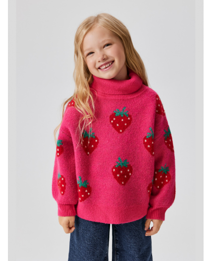 Свитер детский для девочек Jilly фуксия