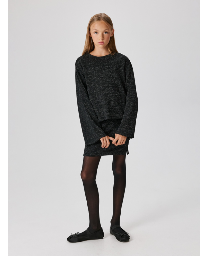 Джемпер детский для девочек Kalangala_ls черный