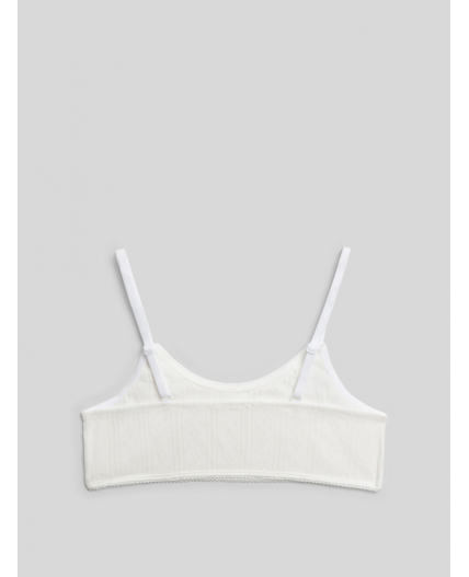 Топ бельевой детский для девочек Kayla молочный